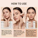 SPF 50 Color-Changing Foundation – Self-Adjusting Skin Tone Makeup
