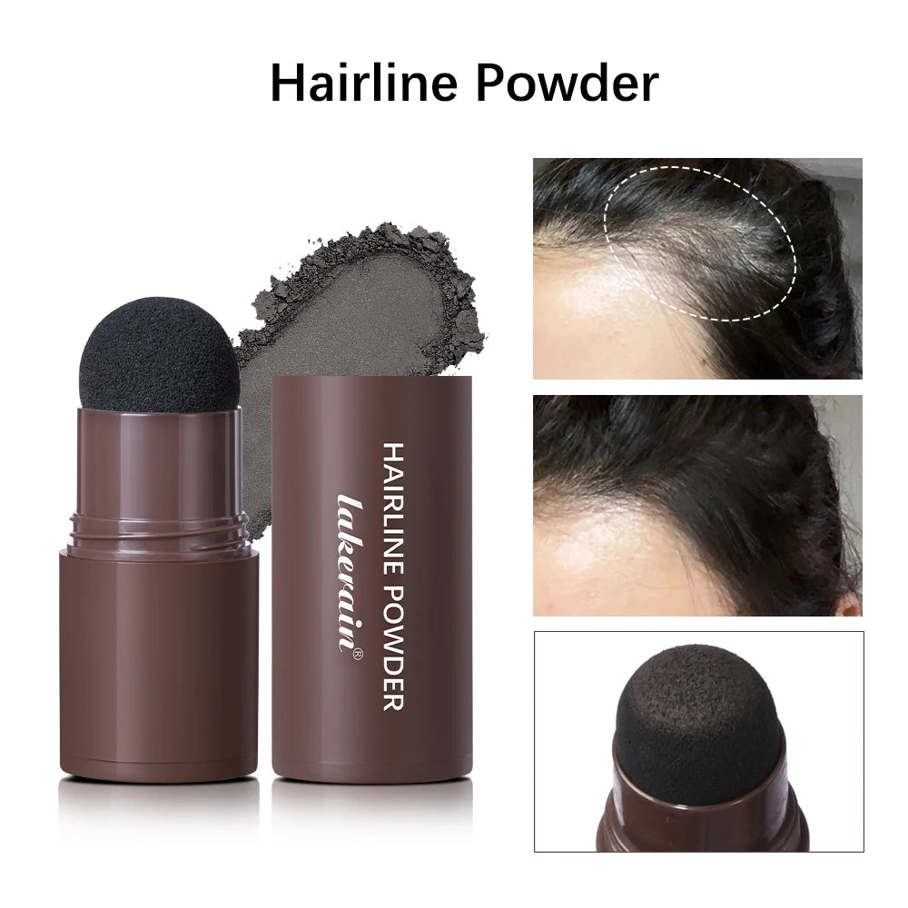 Waterproof hairline and root concealer stick for grey coverage