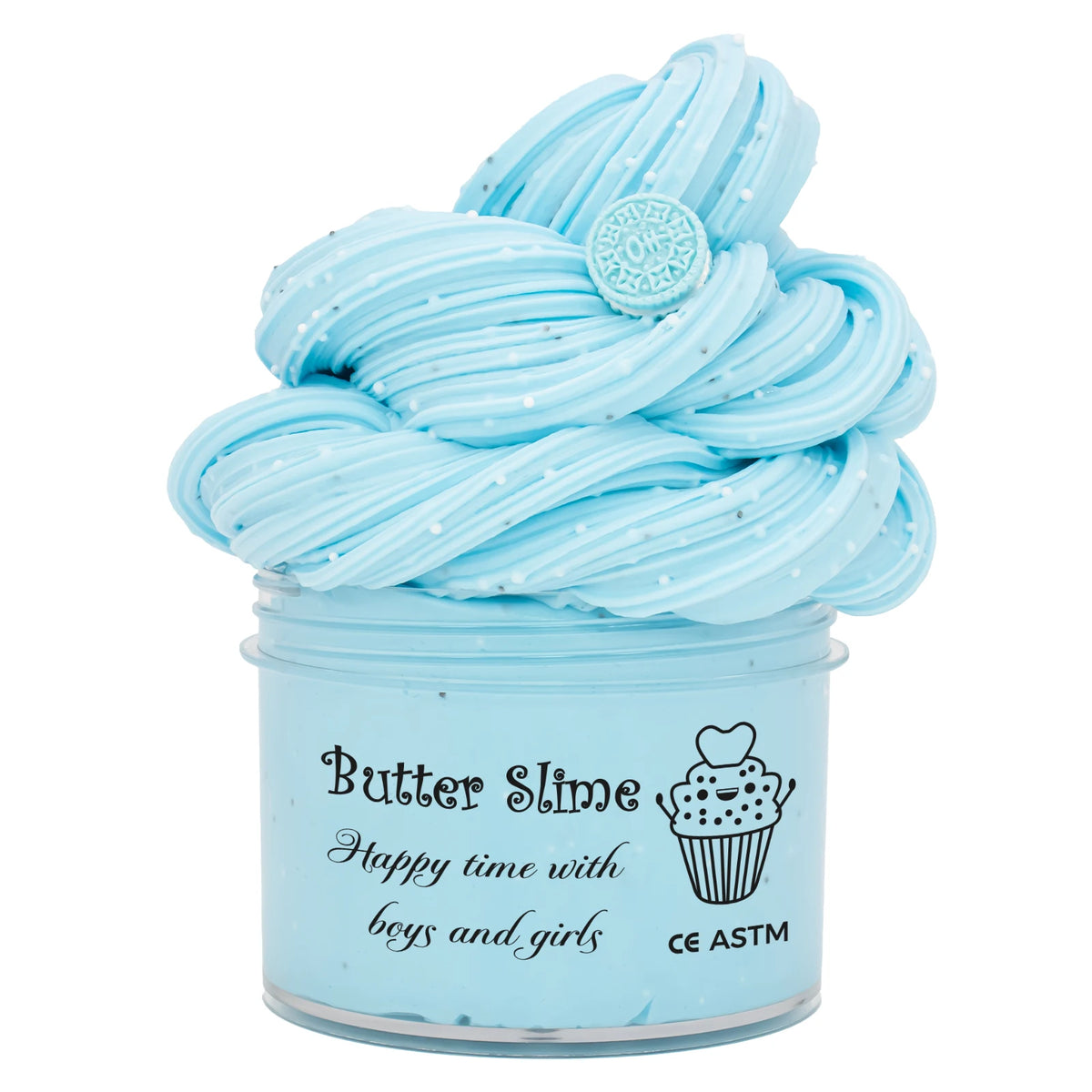 70ml Chocolate Cookie Butter Slime Kit | Scented Fluffy Putty