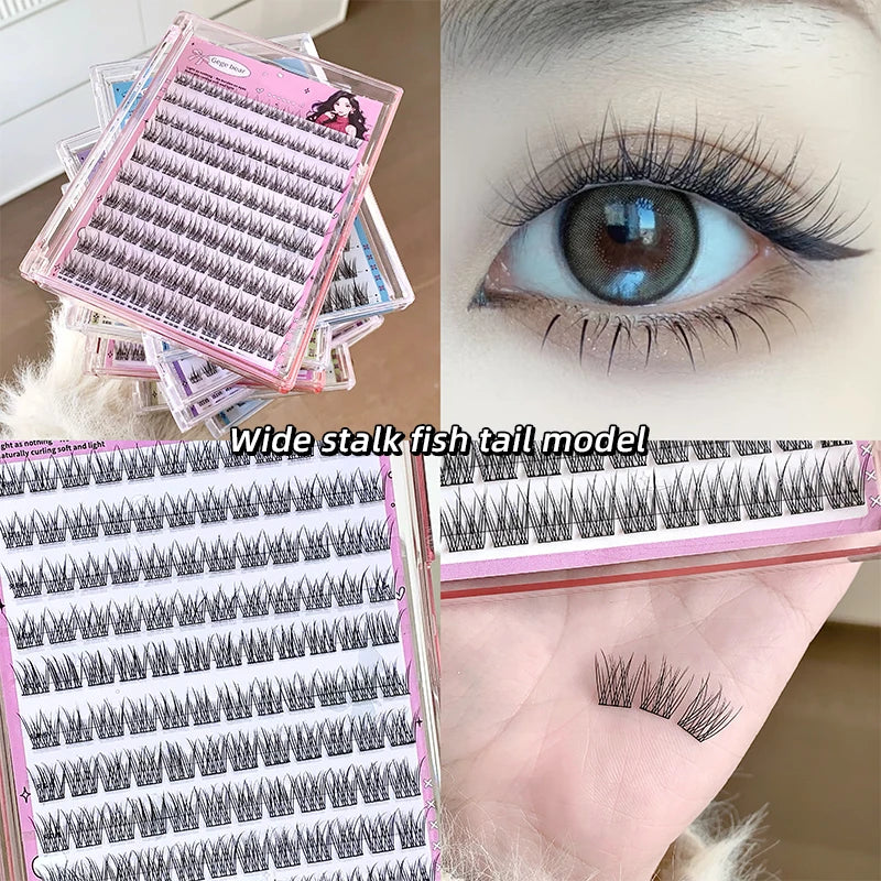Gege Bear Sunflower False Eyelashes: Fairy Big Eyes, Trilogy False Eyelashes