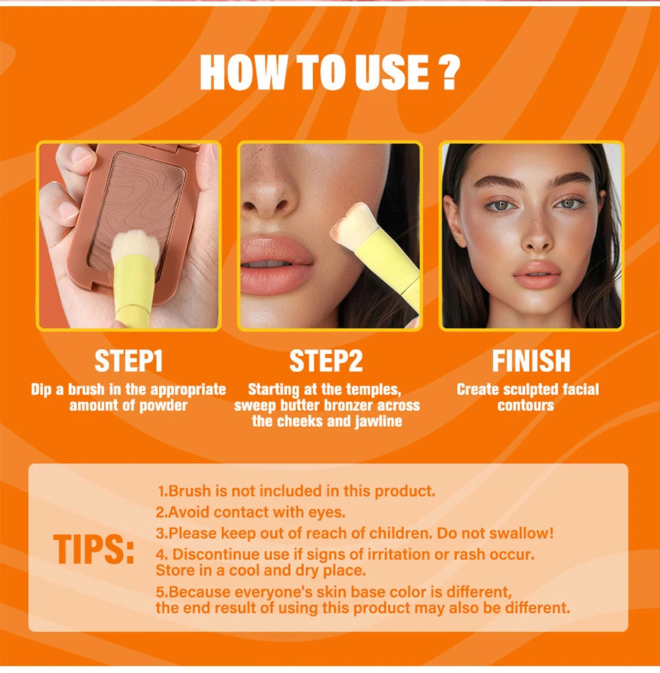 Cream Contour & Bronzer Sticks – Matte Face Sculpting Makeup