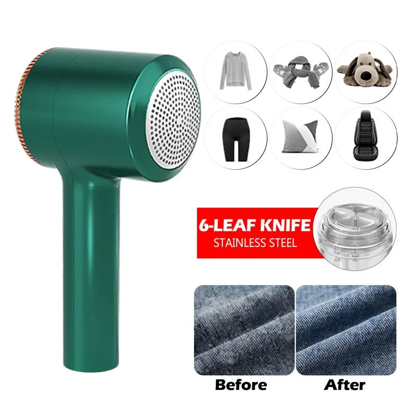 Lint Remover For Clothes USB Electric Rechargeable Hair Ball Trimmer Fuzz Clothes Sweater Shaver Reels Removal Device