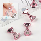 Nail Holder False Nails Tip Practice Stand Crystal Base Magnetic Holder Nail