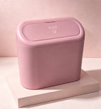 Mini Car Trash Can Leakproof Portable Waste Bin with Thick Garbage Bags