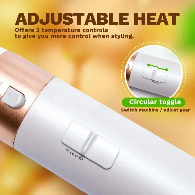 5-in-1 Hot Air Styling Brush Set – Dryer, Curler & Straightener