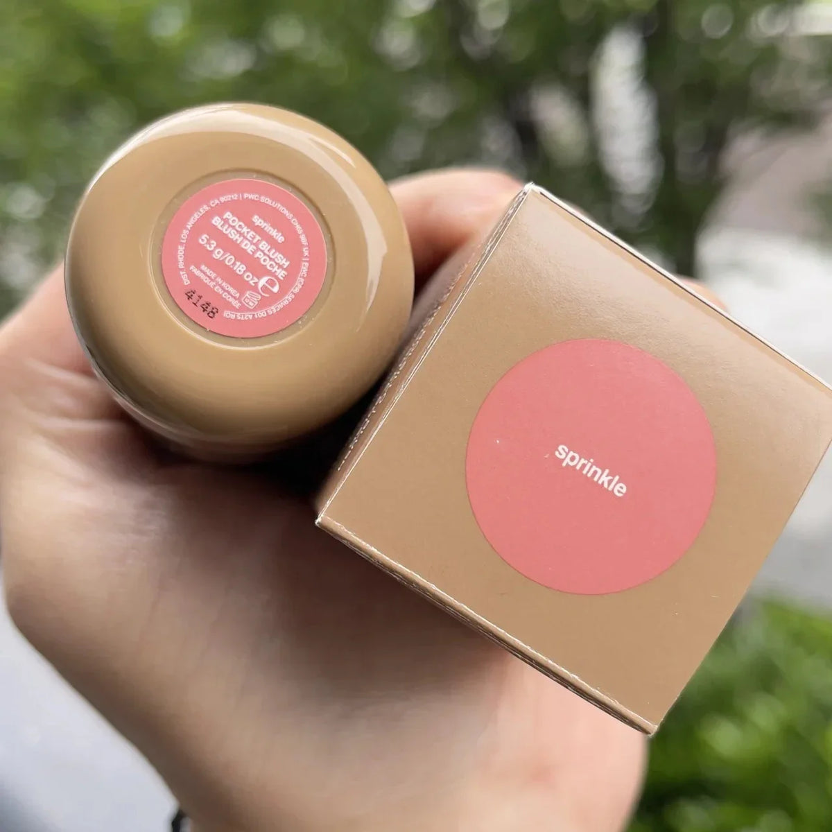Rhod Pocket Blush LIP Stick Lip And Cheek Hydrating Stick Natural Blush