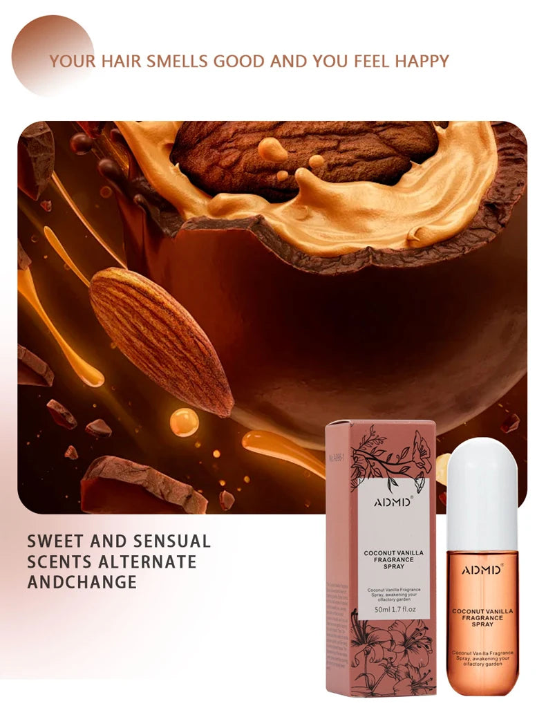 Coconut Hair + Body Fragrance Mist Duo – 2pc Travel Spray Set