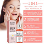 5-in-1 Fade Fine Lines Firming Face Serum Moisturizing Brightening Vitamin C