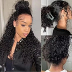 13x6 Glueless HD Lace Deep Wave Human Hair Wig 250%
