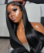 40" HD Lace Front Brazilian Human Hair Wig 250% Density