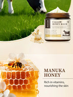 Grass-Fed Beef Tallow & Wild Honey Face + Body Cream – 120g