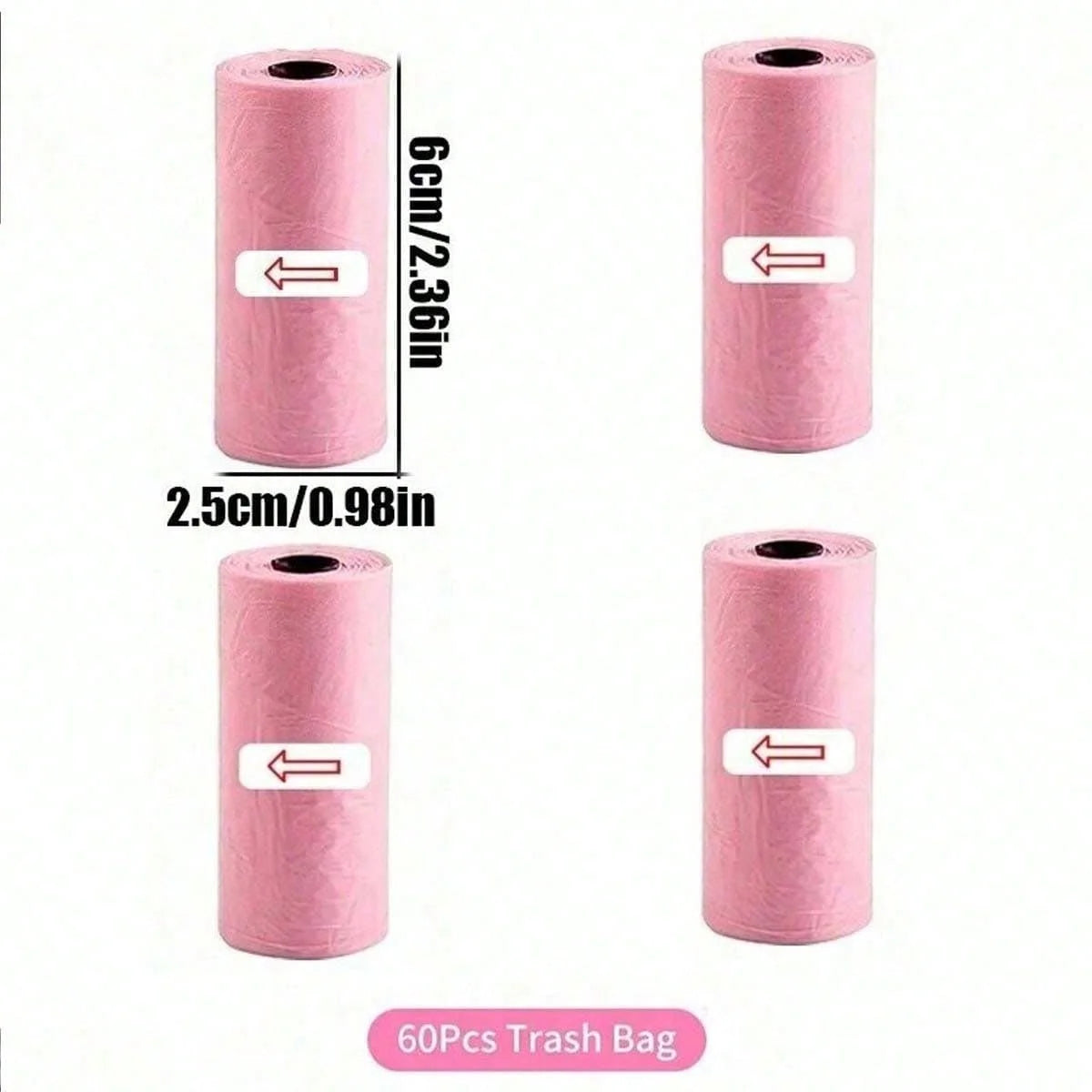 Mini Car Trash Can Leakproof Portable Waste Bin with Thick Garbage Bags