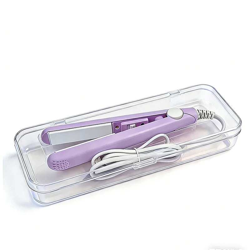 Chic Purple mini hair iron boxed package