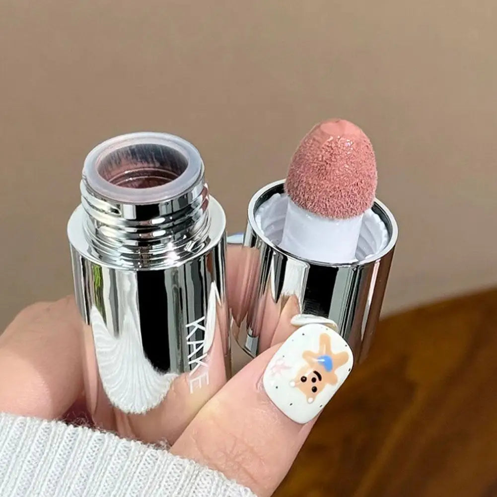 Velvet Liquid Blush Matte Sponge Head Blush Natural Lasting Brighten Facial