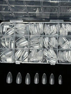 330PCS Short Almond Press-On Nails | Matte Acrylic Nail Tips