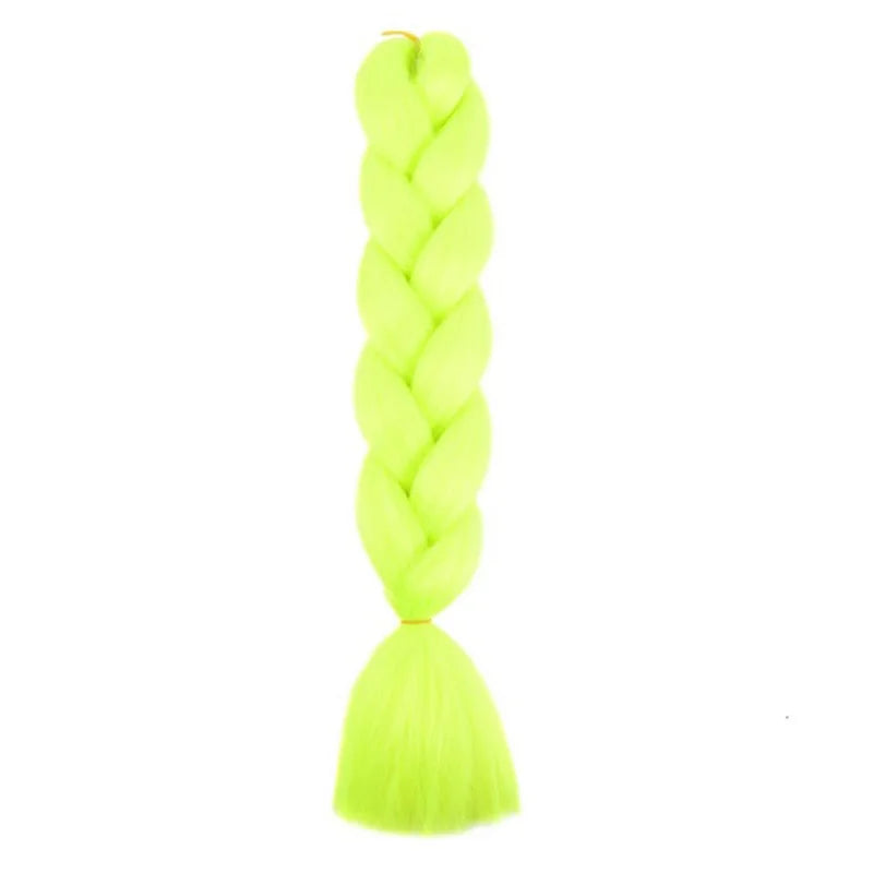 24Inch Synthetic Long Box Jumbo Braiding Hair Extensions Yaki Straight Texture