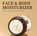 Grass-Fed Beef Tallow & Wild Honey Face + Body Cream – 120g