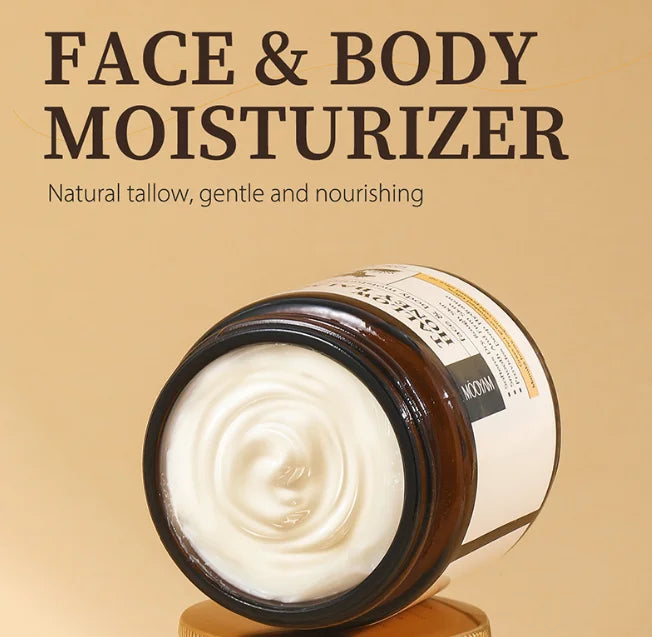 Grass-Fed Beef Tallow & Wild Honey Face + Body Cream – 120g