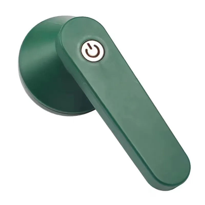 USB rechargeable fabric shaver in green