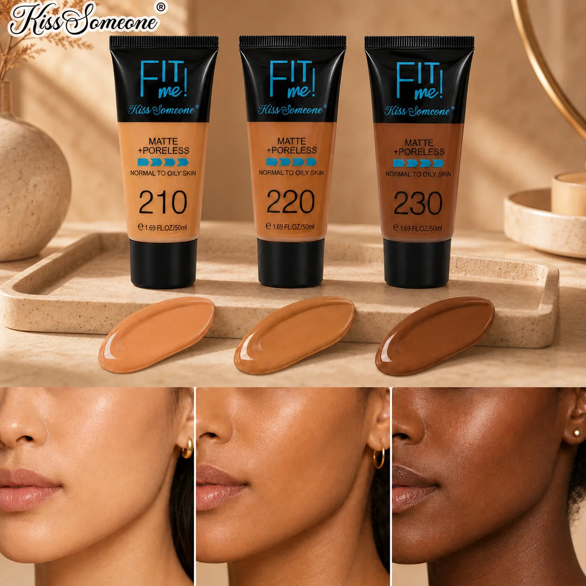 Full coverage foundation for deep skin tones hydrating makeup