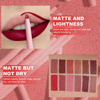 Lip Liner Pen Set Long Lasting, Waterproof Sweatproof, Easy Coloring Non