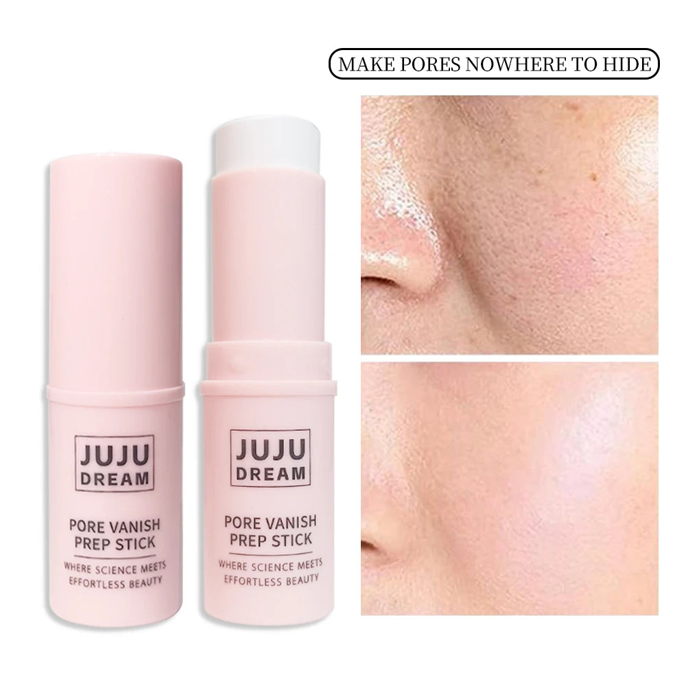 Invisible pore-blurring primer stick smoothing makeup base
