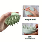 Silicone Scalp Massager Shampoo Brush | Hair Wash & Massage