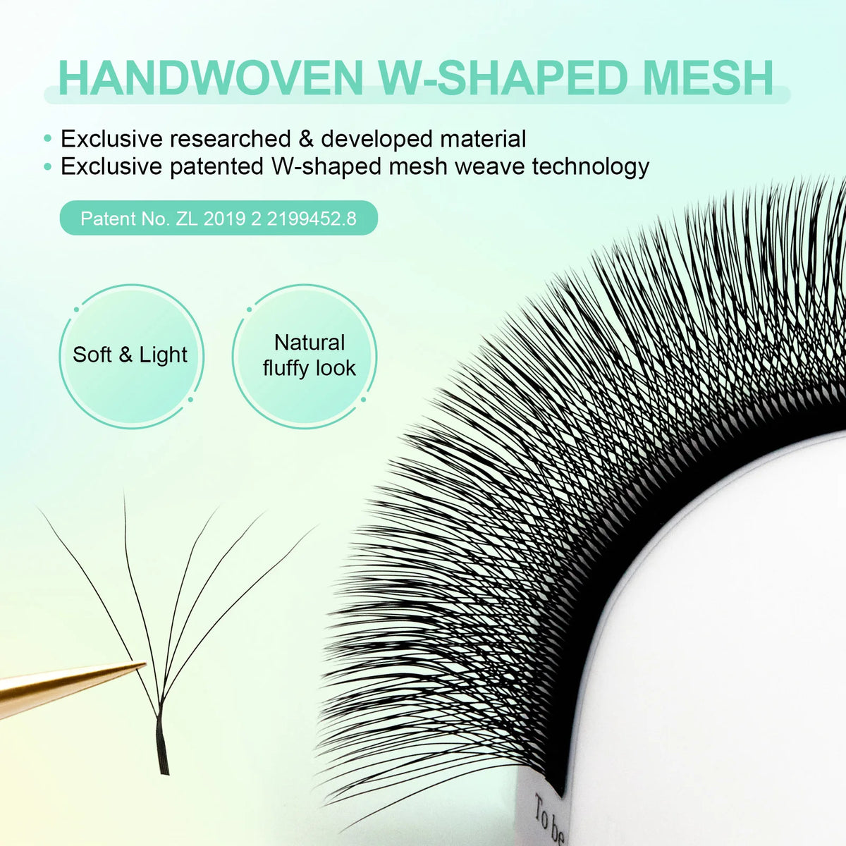 NAGARAKU Automatic Flowering W Shape Bloom 3D 4D 5D 6D Premade Fans Eyelash