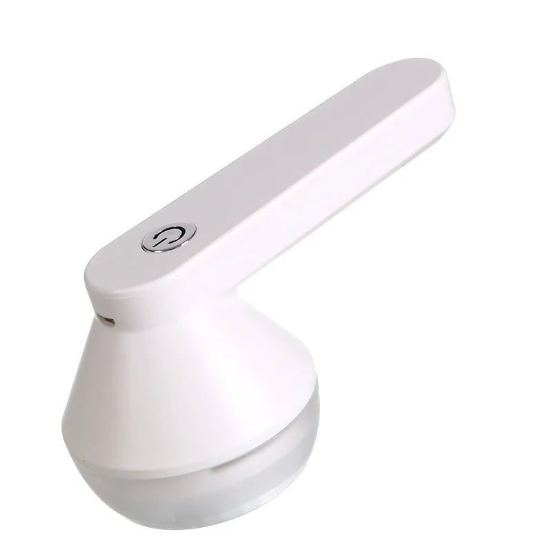 USB rechargeable fabric shaver in white