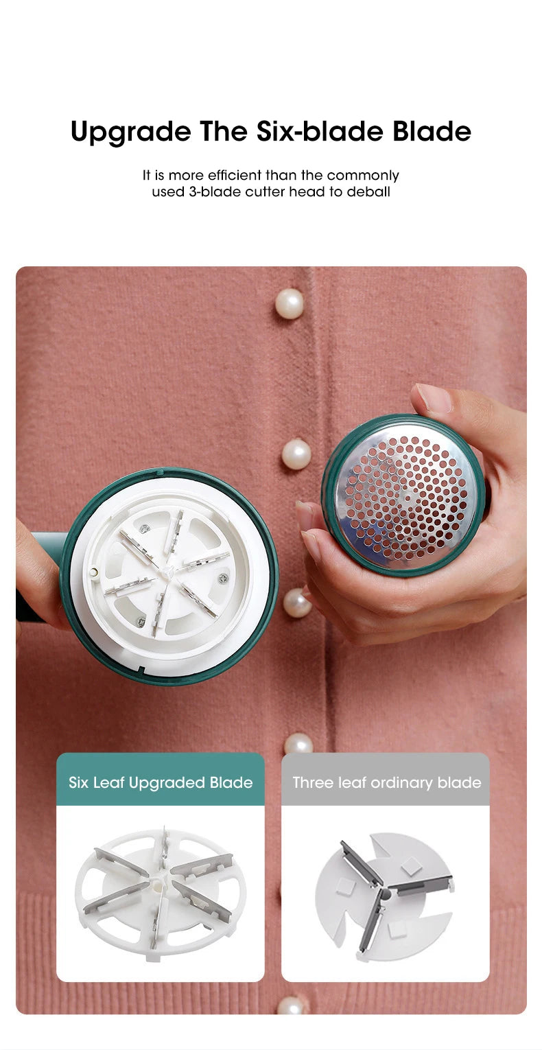 USB Rechargeable Fabric Shaver – Portable Lint & Fuzz Remover