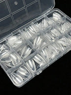 330PCS Short Almond Press-On Nails | Matte Acrylic Nail Tips