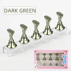 Nail Holder False Nails Tip Practice Stand Crystal Base Magnetic Holder Nail