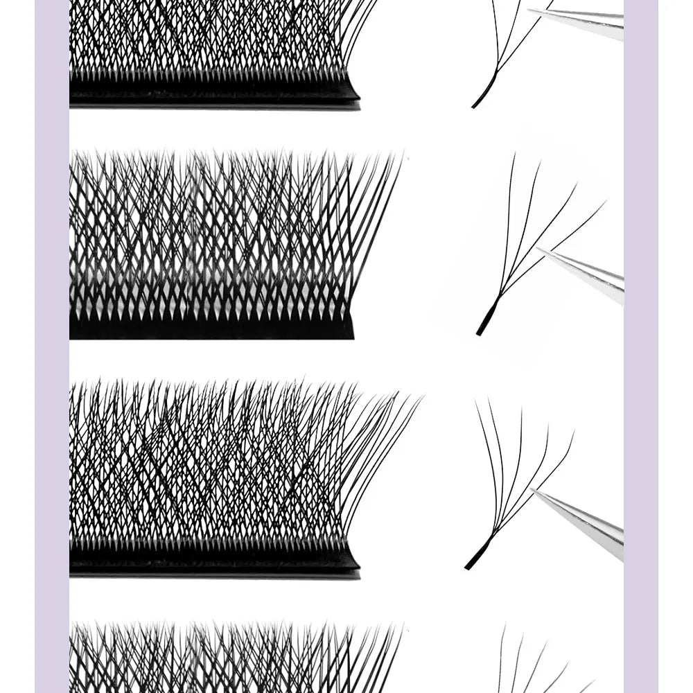 DIYDAY W Shape Eyelash Extension 3d 4d 5d 6d 7d 8d W Lashes Natural Soft