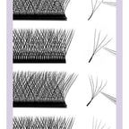 DIYDAY W Shape Eyelash Extension 3d 4d 5d 6d 7d 8d W Lashes Natural Soft