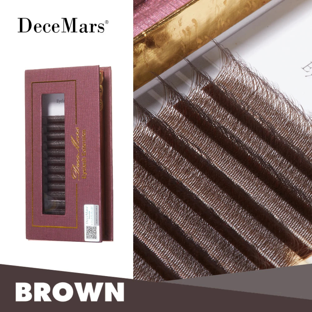 DeceMars 5D W Shaped Eyelash Extension (12line/Tray)