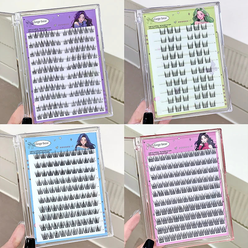 Gege Bear Sunflower False Eyelashes: Fairy Big Eyes, Trilogy False Eyelashes