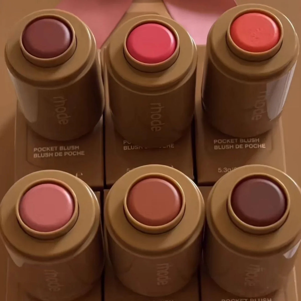 Rhod Pocket Blush LIP Stick Lip And Cheek Hydrating Stick Natural Blush