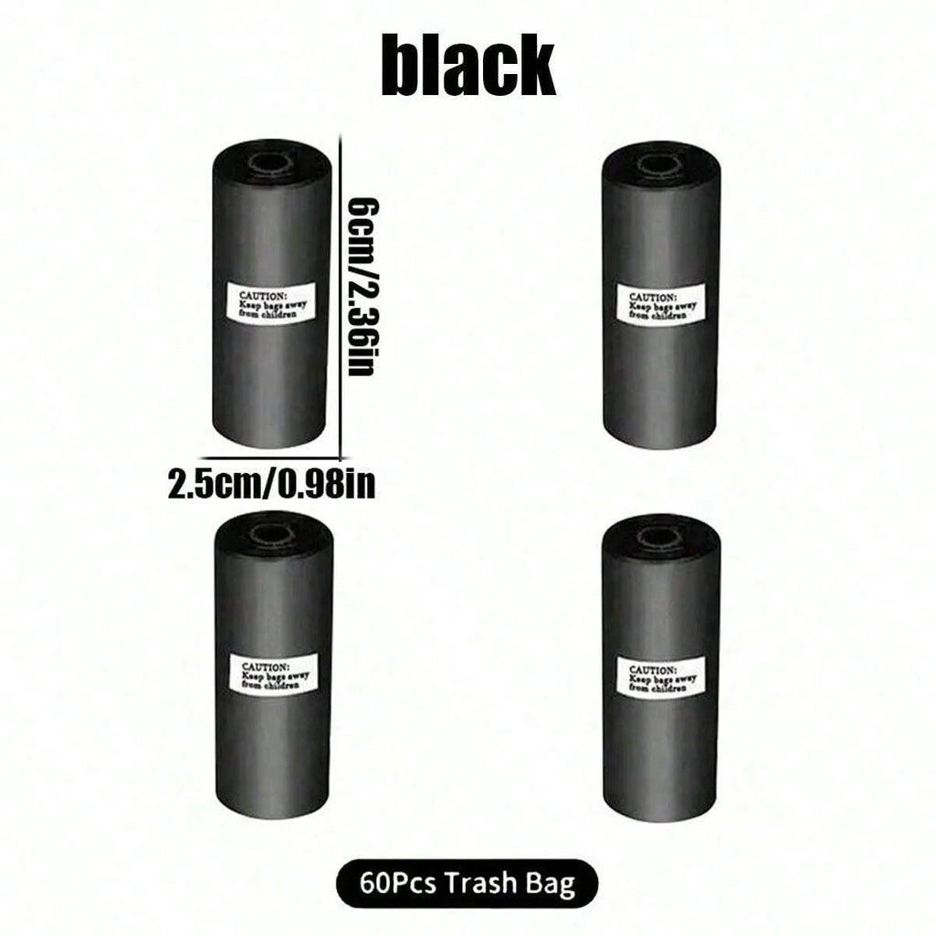 Mini Car Trash Can Leakproof Portable Waste Bin with Thick Garbage Bags