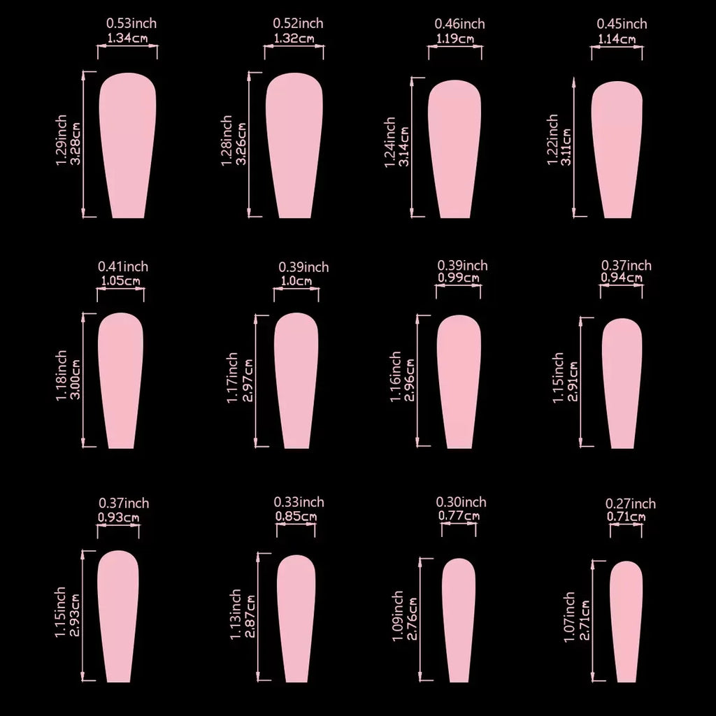 24pc Halloween Skeleton Press On Nails, Black Matte Coffin