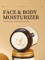 Grass-Fed Beef Tallow & Wild Honey Face + Body Cream – 120g