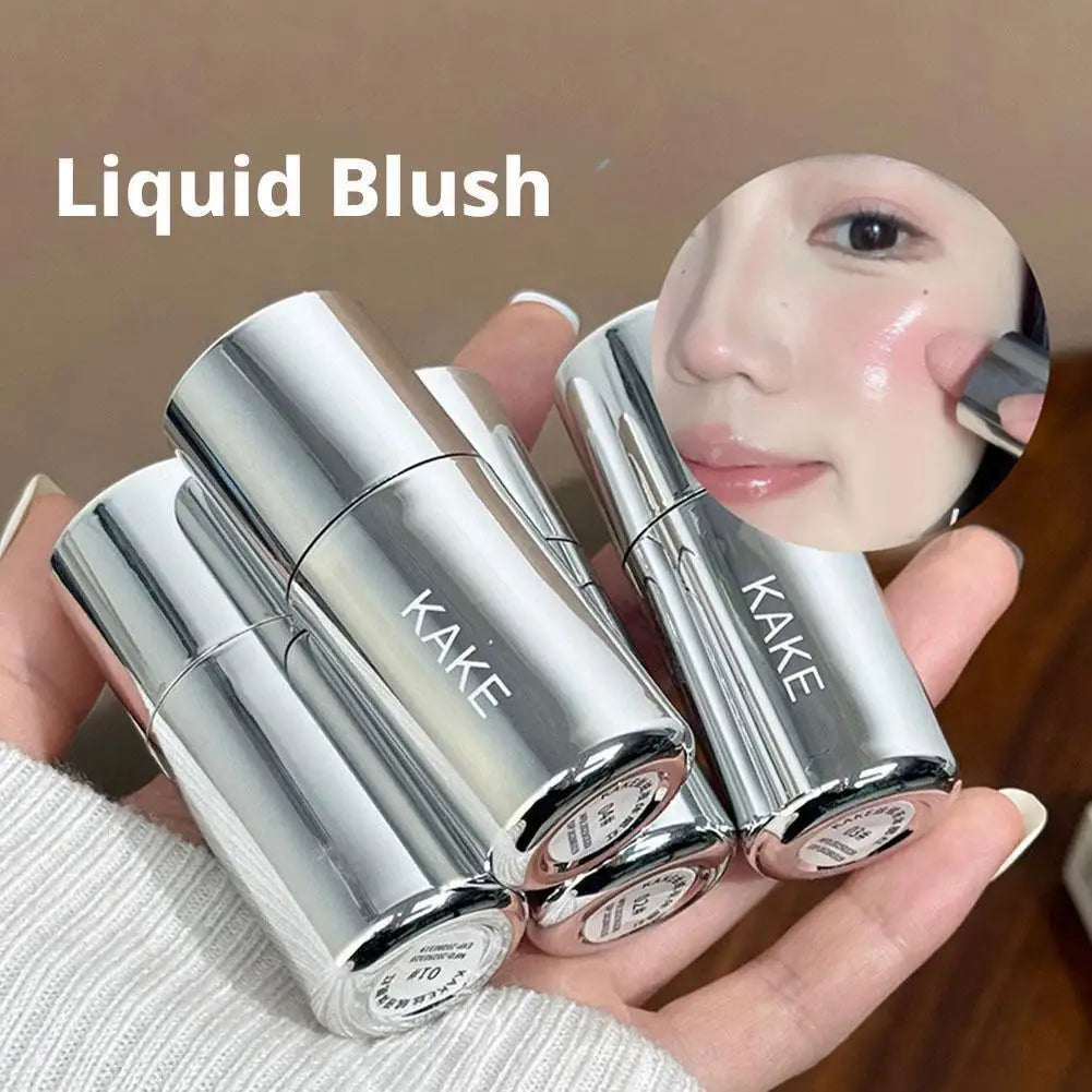 Velvet Liquid Blush Matte Sponge Head Blush Natural Lasting Brighten Facial