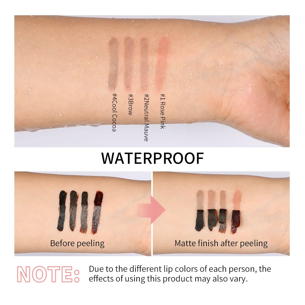 Waterproof Lip Liner Peel Off Tattoo Lipgloss Waterproof Long Lasting Matte Lip