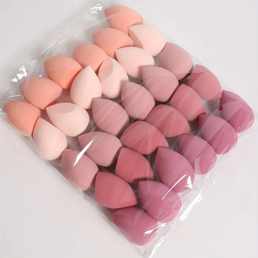 Pink makeup sponge beauty blender set