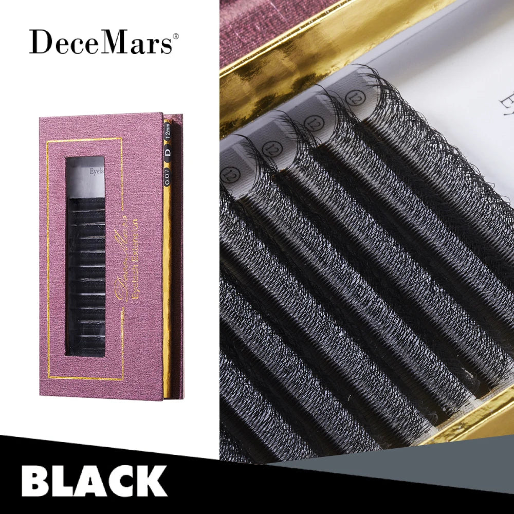 DeceMars 5D W Shaped Eyelash Extension (12line/Tray)