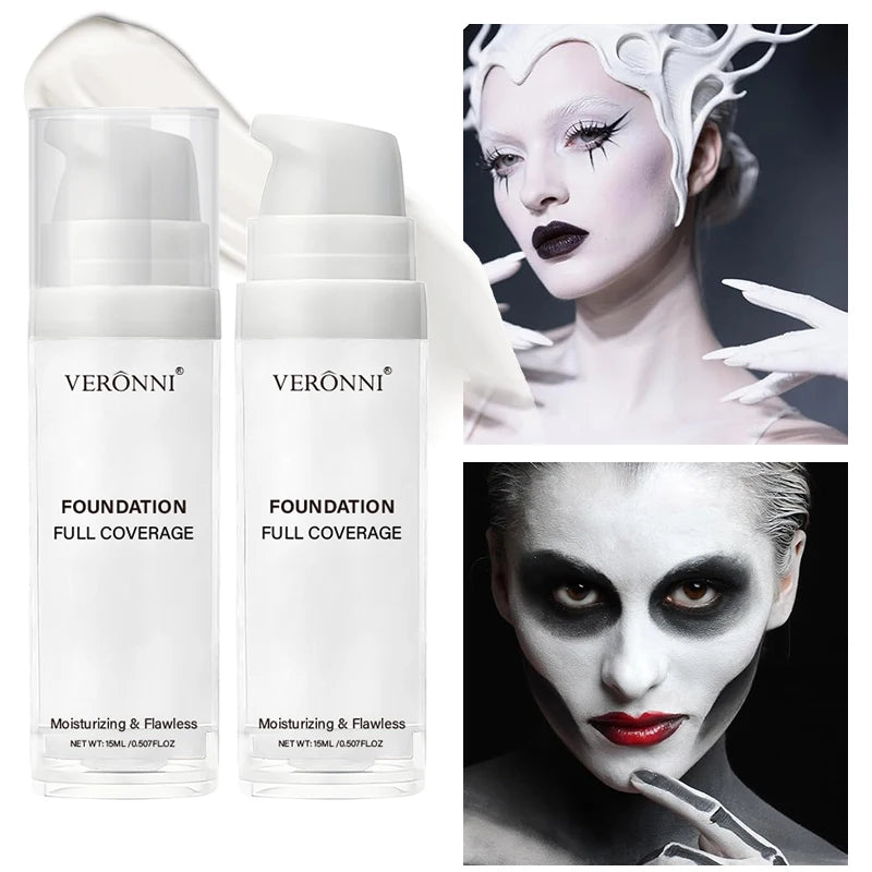 Matte white foundation and concealer Set B