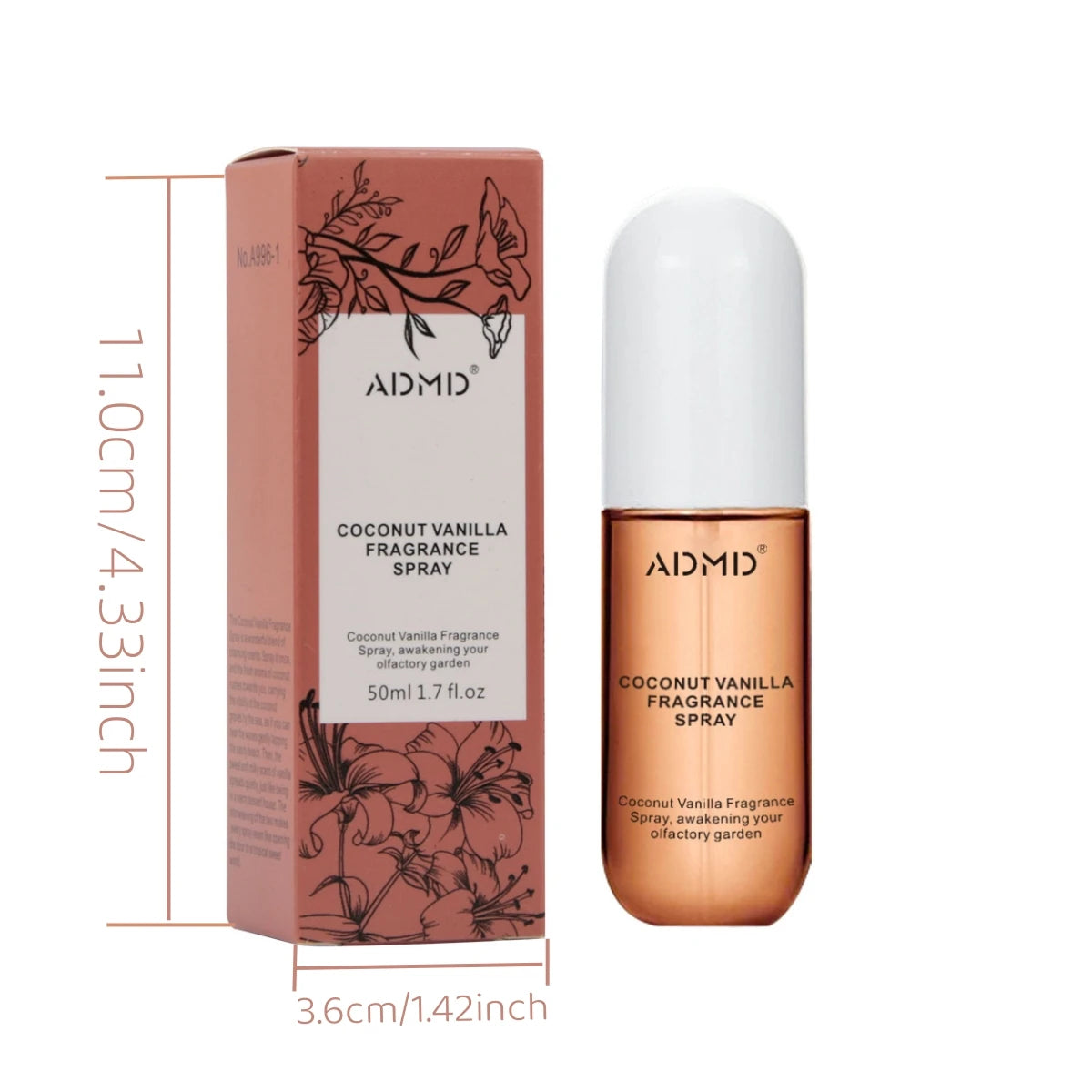 Coconut Hair + Body Fragrance Mist Duo – 2pc Travel Spray Set