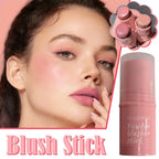 Velvet Liquid Blush Matte Sponge Head Blush Natural Lasting Brighten Facial