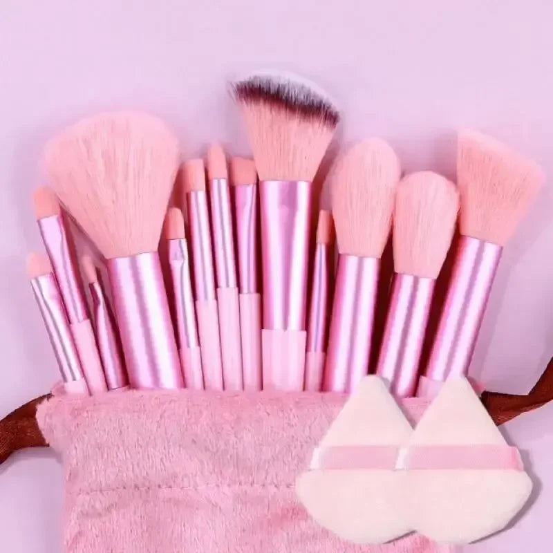 Professional Makeup Brush Set Soft Fluffy Kabuki & Blending Brushes for