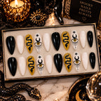 24pc Halloween press-on nails Black Magic variant