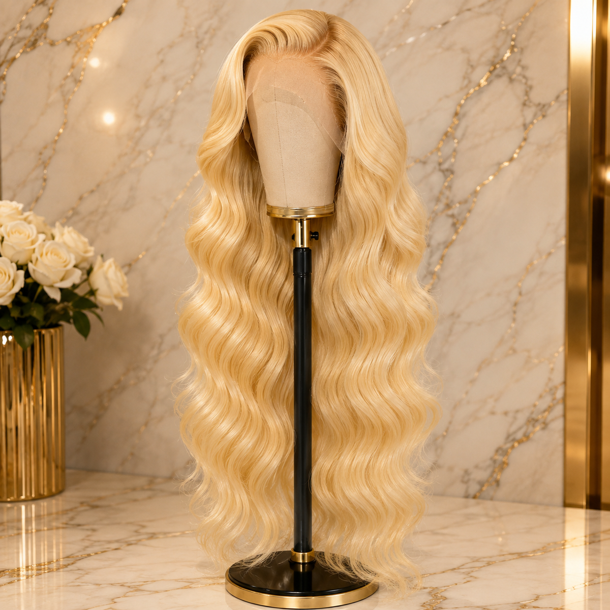 613 Honey Blonde Body Wave HD Lace Wig